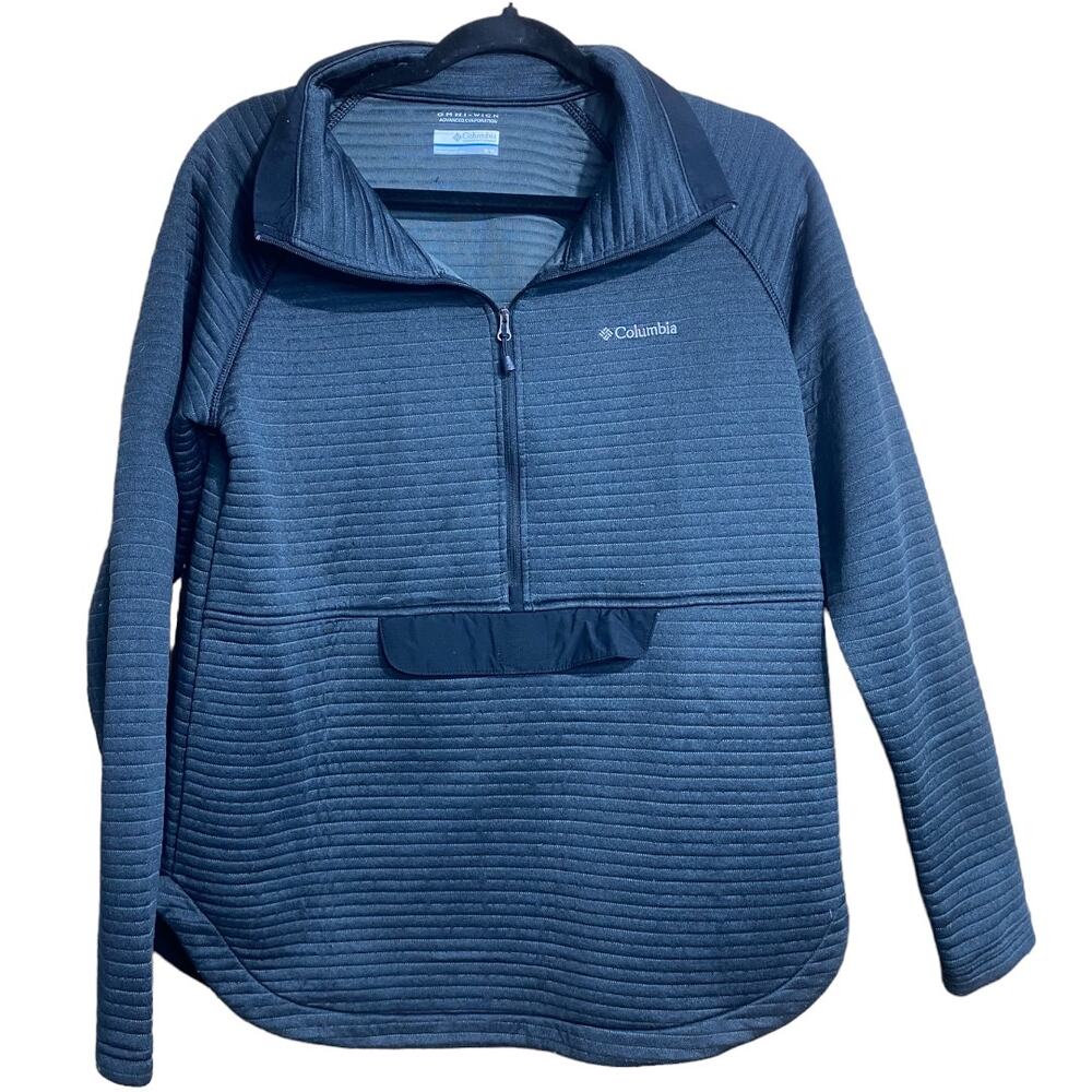 Columbia Omni-Wick black park range pullover with kangaroo pocket - medium
